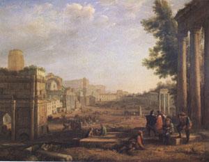 Claude Lorrain View of the Campo Vaccino ()mk05 Germany oil painting art